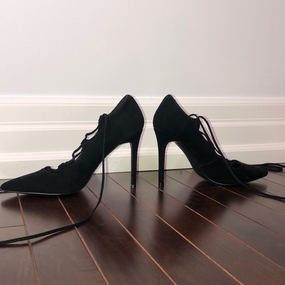 Lace Up Heels - Picture 1 of 5